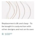 Replacement Necklace en Braces Silk & Clasp