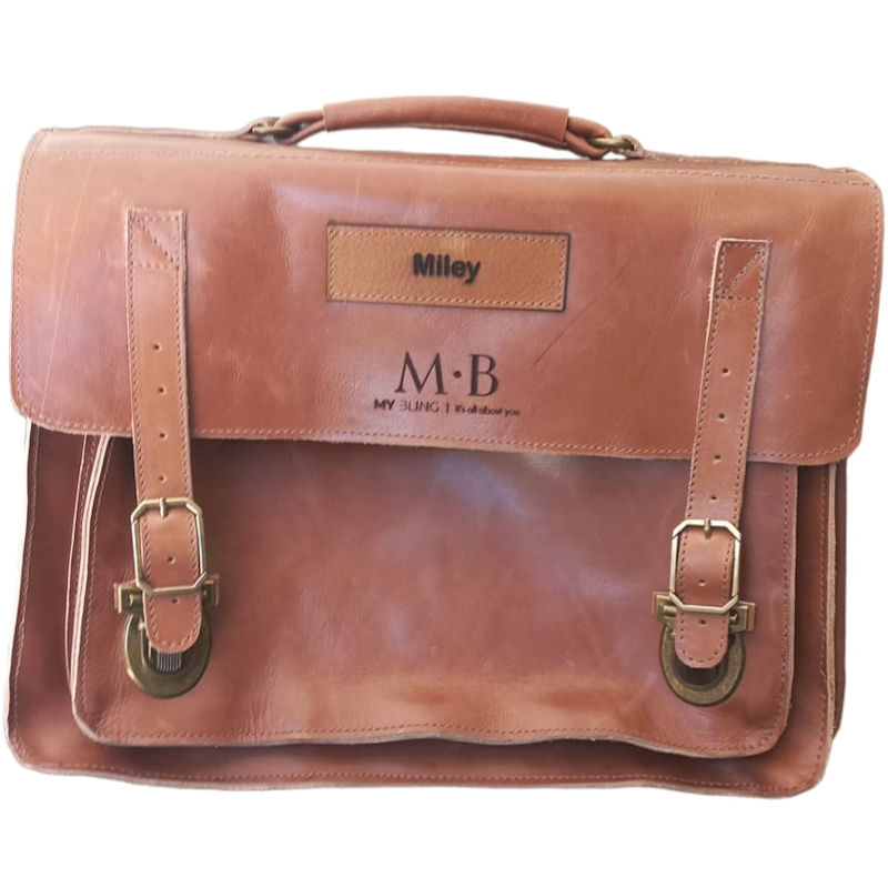 Leather school bags best sale