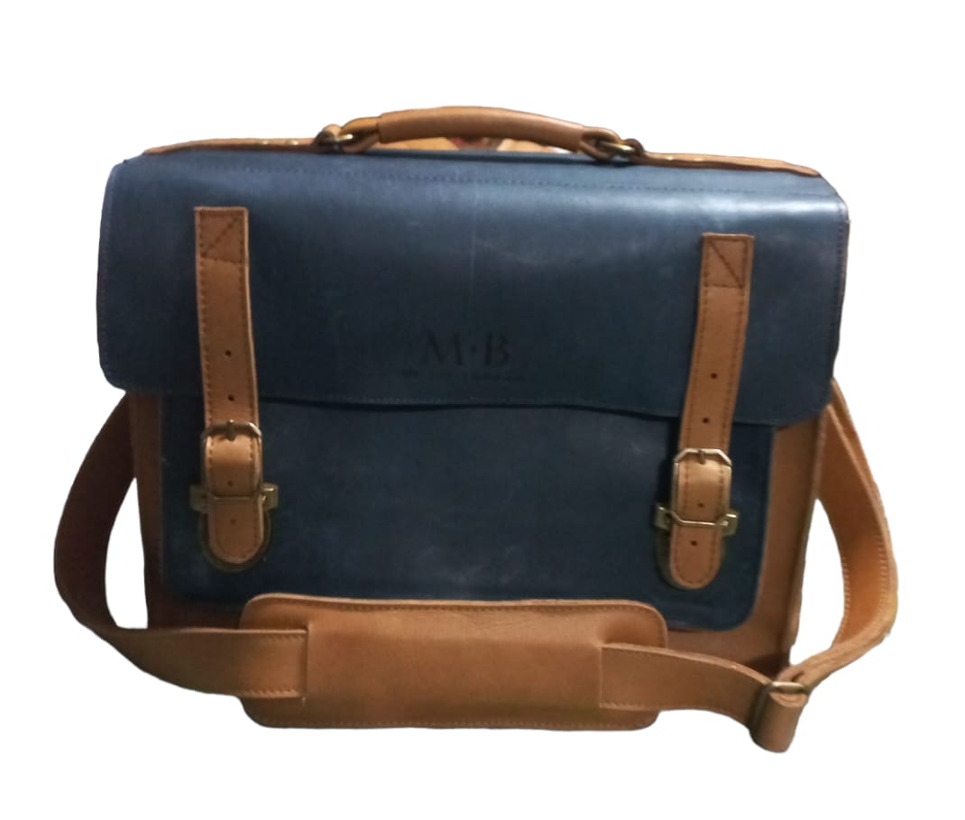 Barcelona_Blue_Two_Tone_Handmade_Leather_5_Divider_School_Bag_2